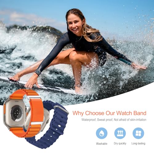 ONFNZ Pacote com 10 pulseiras esportivas para smartwatch compatíveis com ultrapulseira para mulheres