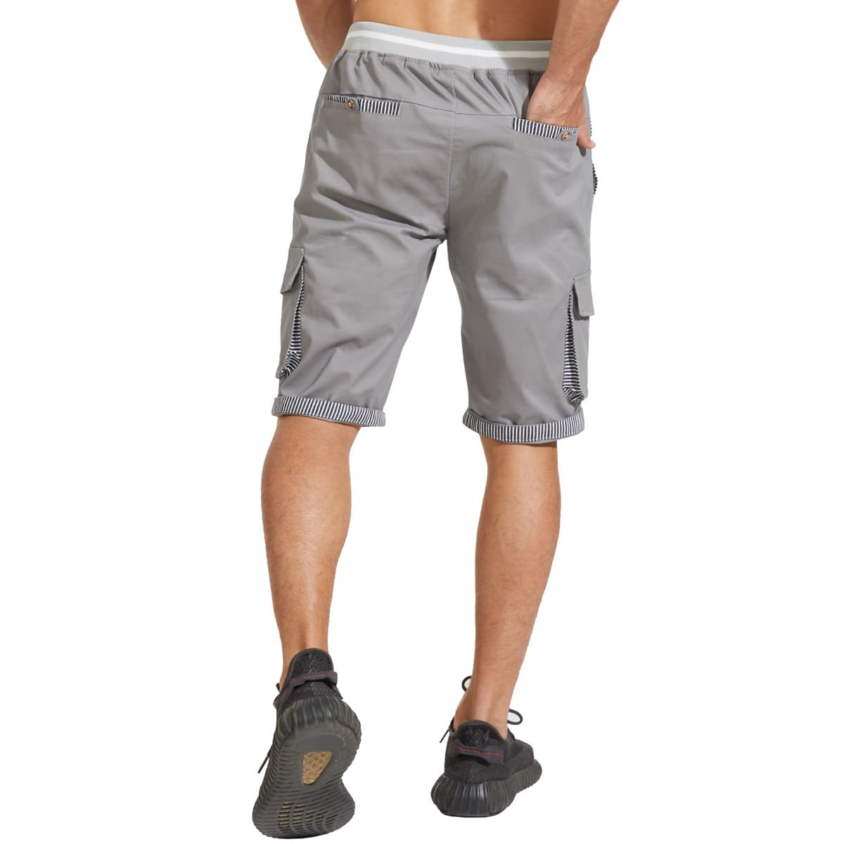 JustSun Pantaloncini Uomo Shorts Uomo con Tasche Cotone Leggero