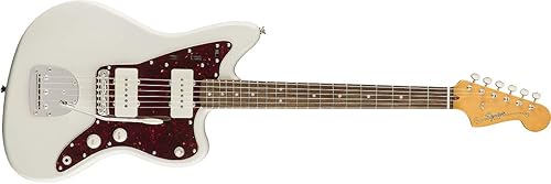 Miniatura 2 de Squier Classic Vibe - Guitarra eléctrica Jazzmaster de los años 60, blanco olímpico, diapasón de laurel