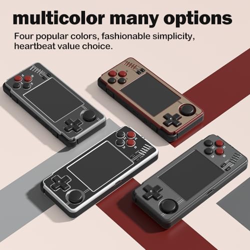 Miyoo A30 Retro Game Console,2.8 Inch IPS Classic System Retro Video Games Consoles,with 128G TF Card and Wireless Networt Handheld Console Casual Game Console(Dark Grey) - Image 3
