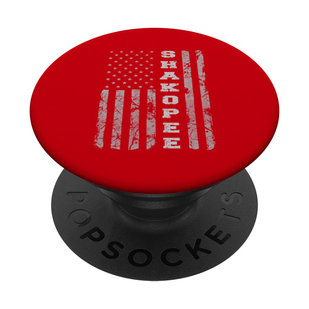 ddddd, Minnesota, American flag PopSockets Swappable PopGrip