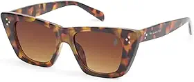 Óculos de Sol Polo London Club, desing Vintage Clássico Gatinho Tortoise UVA UVB + Case