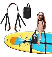 GOBUROS Paddle Board Carrying Strap, Adjustable SUP Kayak Carry Strap with Detachable Storage Bag...