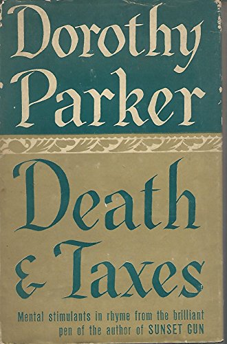 Death and taxes [Unknown] B000890JJK Book Cover
