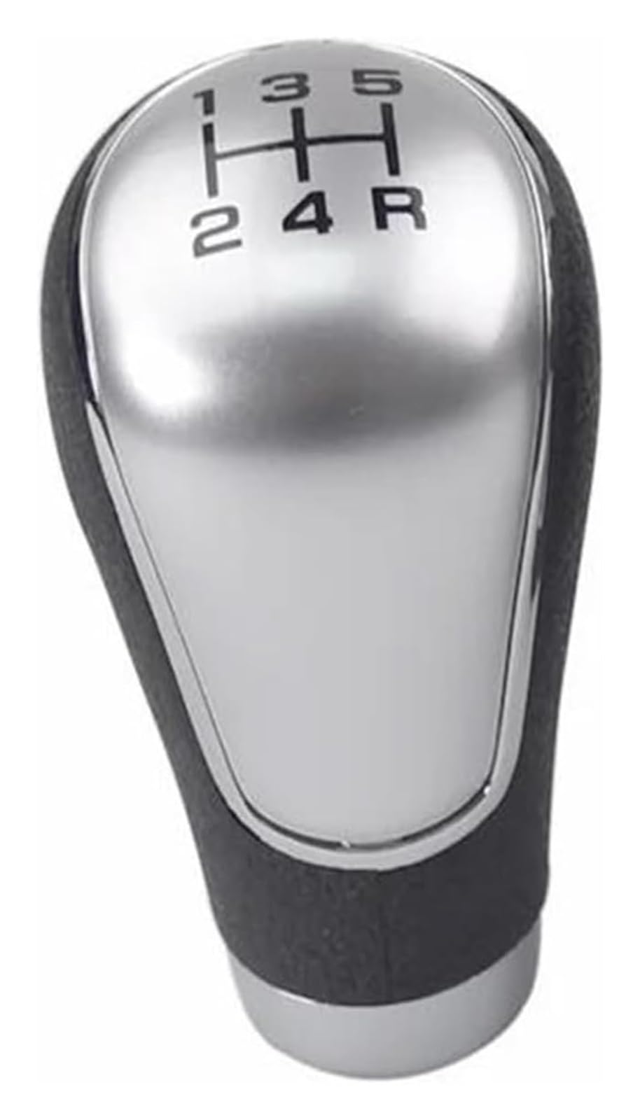 UTONGMU Manual Gear Shift Knob for Mitsubishi for Outlander EX GRANDIS for Lancer-ex 5 6 Speed Car Manual Stick Gear Shift Knob(Silver-5R Speed)
