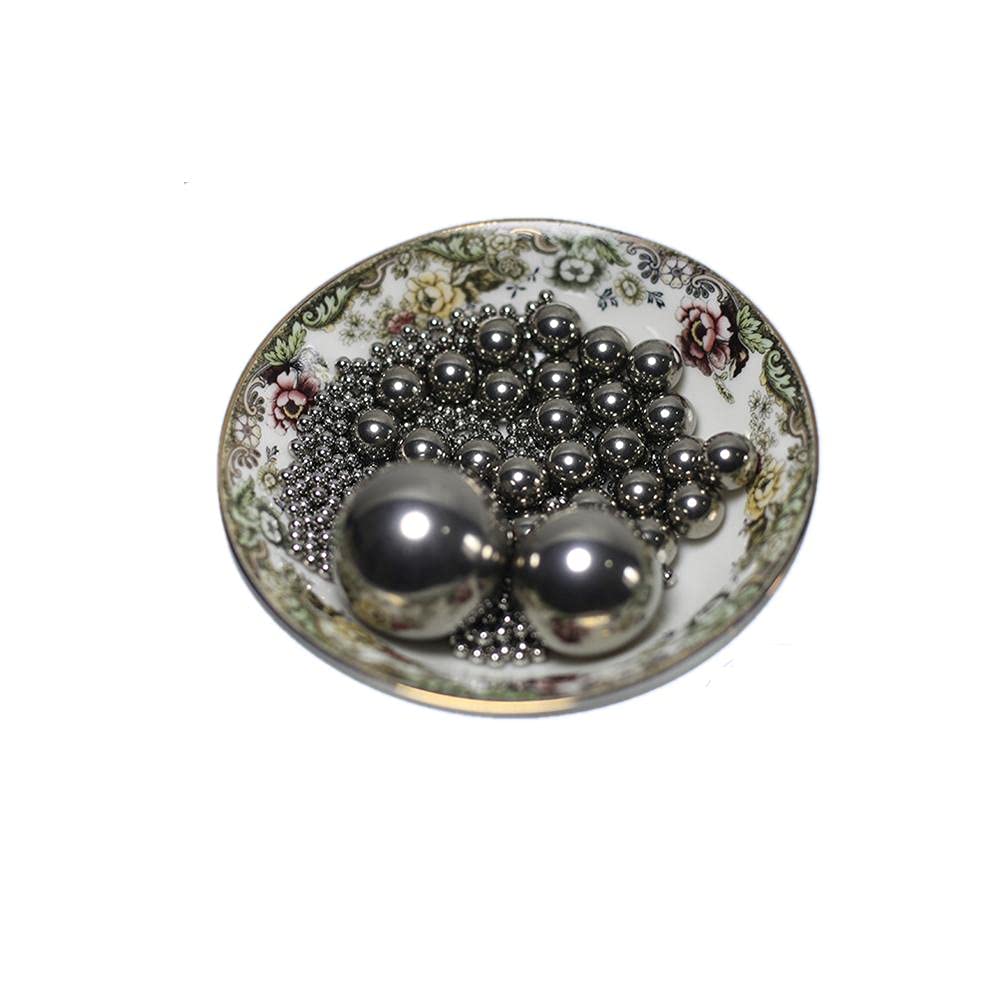 Rodamientos de bolas, Bolas de rodamiento, esferas de acero inoxidable 304 Bolas de acero inoxidable sólido Bola de resistencia a la corrosión 200PCS(4.763mm)