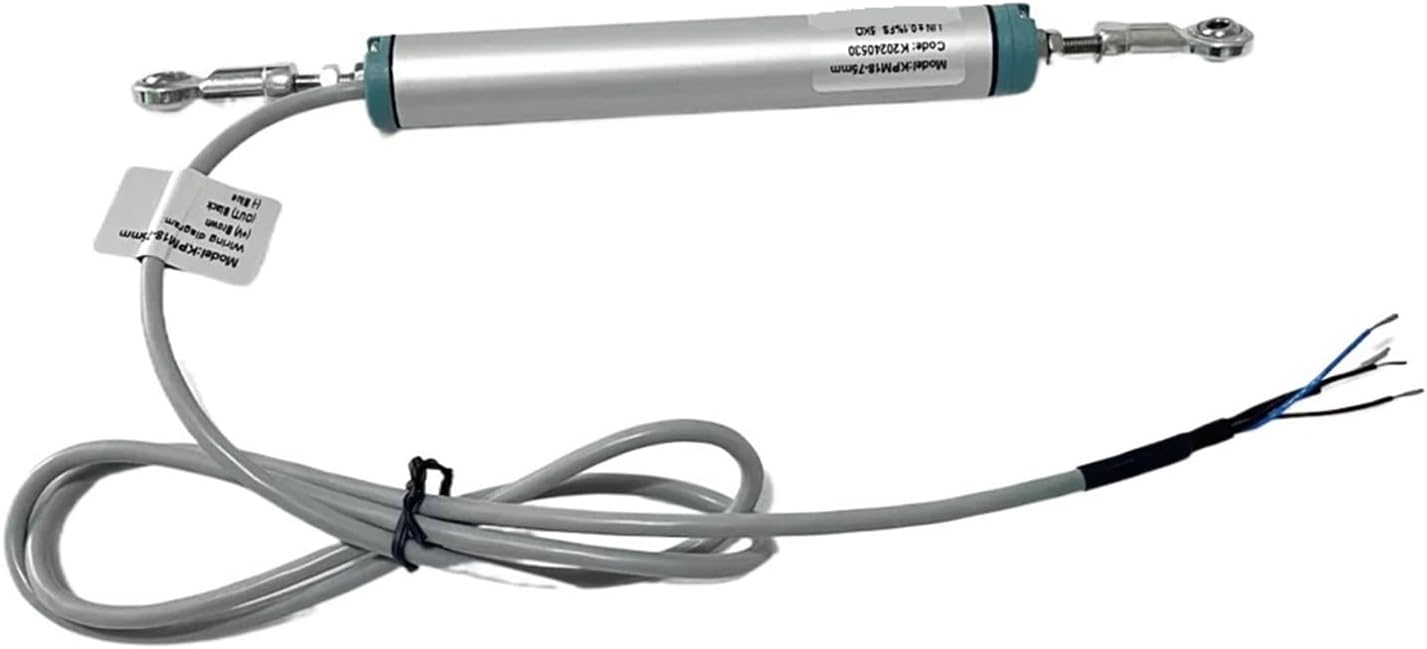 KPM18 350mm 400mm 450mm 500mm 550mm 600mm Dual-Joint Linear Sensor Linear Position Travel Sensor with Eye Rod(550mm,A2 4-20mA)