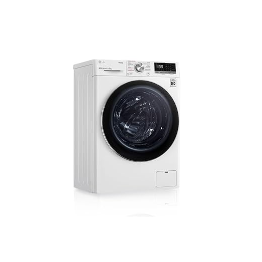LG F2DV5S85S2W - Lavadora Secadora con Carga Frontal, Capacidad de 8,5/5 kg, 1400 RPM, Lavadora Secadora LG con Inteligencia Artificial, App y Vapor Steam, Limpieza y Cuidado en la Ropa, Color Blanco