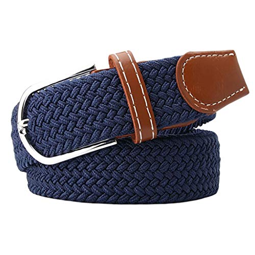 DYNWAVE Cinto de Lona Trançada Masculino Cinto de Teia Militar Jeans Militar Alça de Cintura 105 X 3