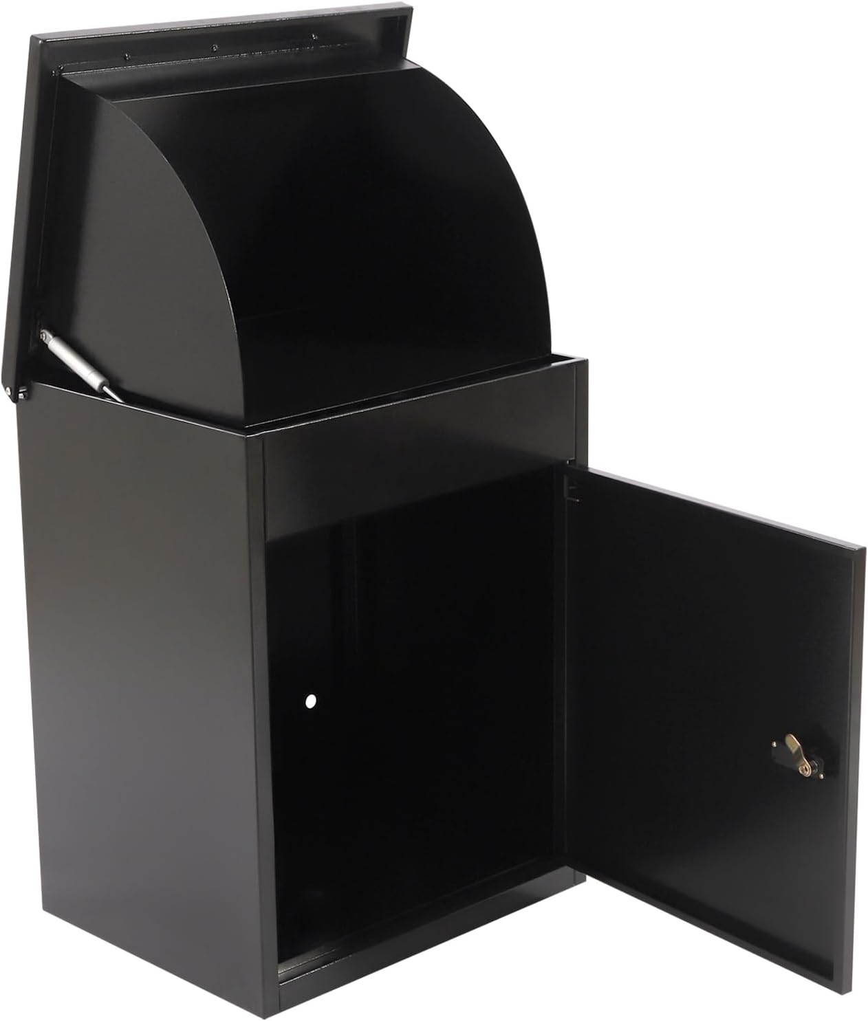 Lockable Package Delivery Box Wall Mount Outdoor Storage for Code Lock - Galvanized Sheet Parcel Drop Box Package Mailbox for Outside