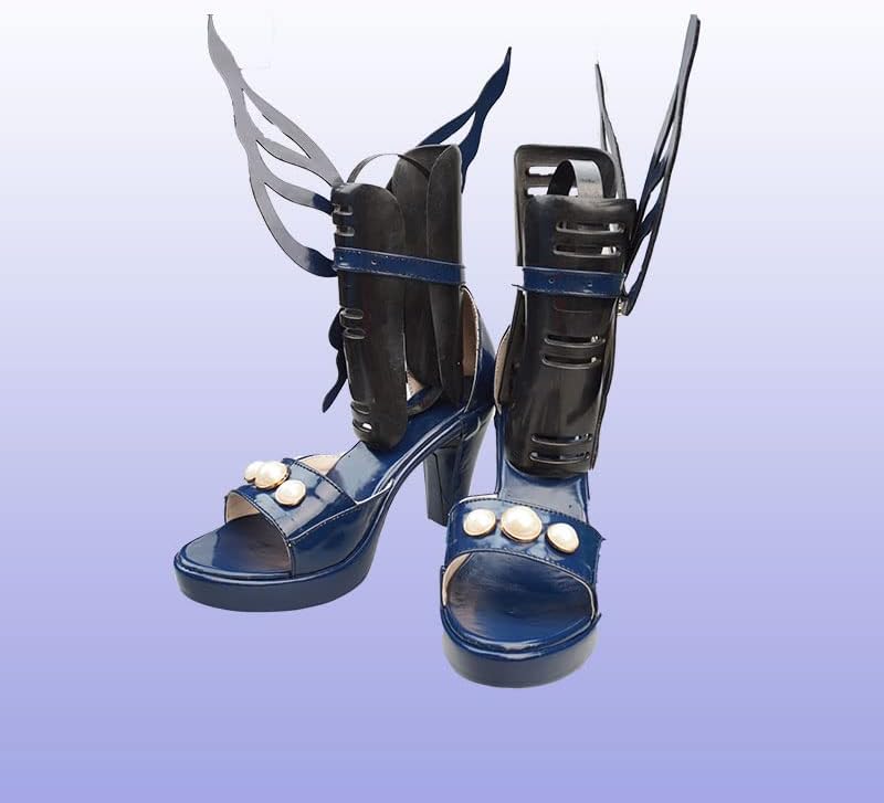 Miniatura 3 de Genshin Impact Cosplay Opulent Splendor Tacones Altos Anime Ningguang PU Zapatos de mujer