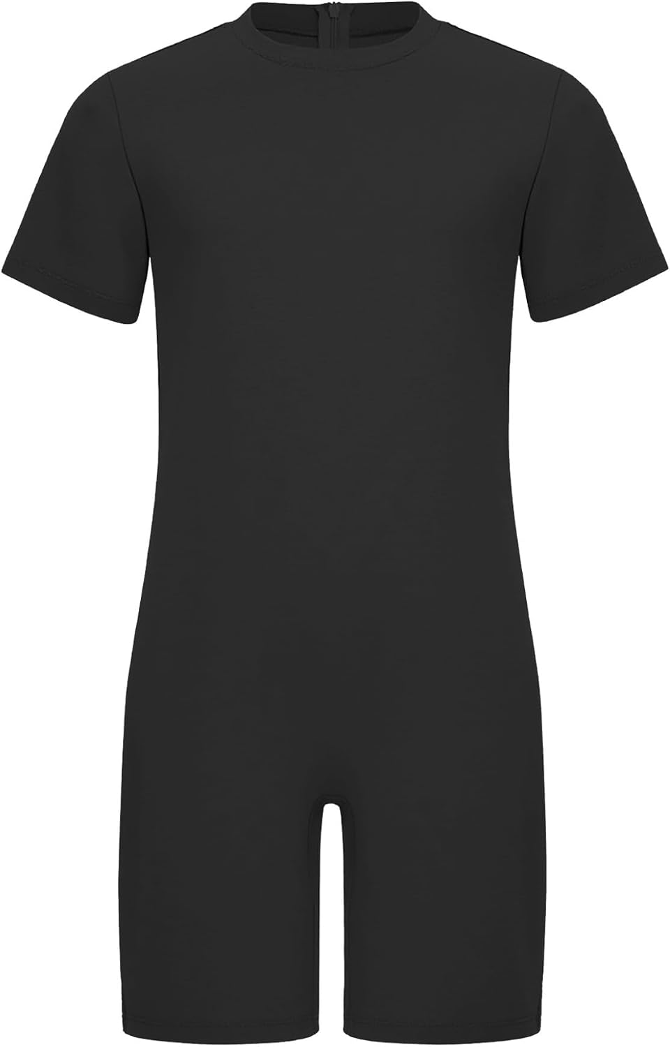 Lejafay Adaptive Clothing for Kids Boys Girls Special Needs Jumpsuit Short Sleeve Anti-Strip Romper