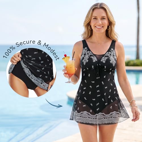 Image of American Trends Women's High Waisted Bikini Bottoms Swimming Suits Tummy Control Bathing Suits