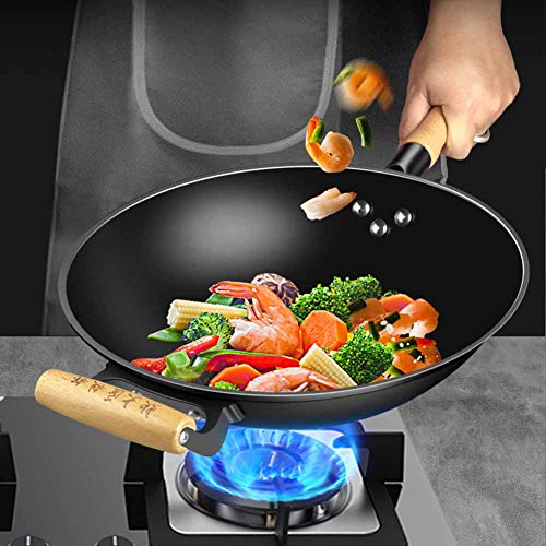 Wok de Hierro Fundido Antiadherente 34 cm miniatura 7