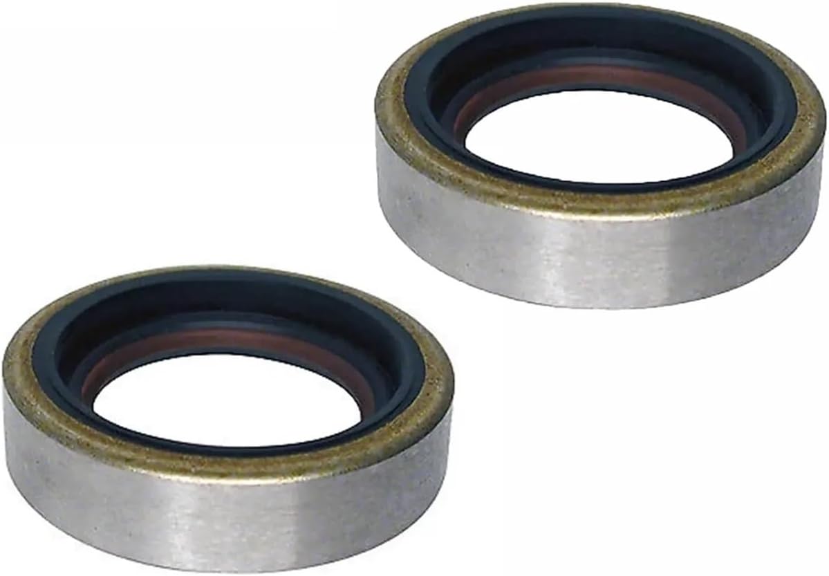 2Pcs Oil Seal 3852548 For Stern Drive 3.0L 4.3L 5.0L 5.7L 5.8L 7.4L V6 V8 Engine 911795 Replacement 18-8349 86560