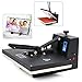 WATEBATH Heat Press Machine 16x24 Inch, Clamshell Large Heat Press 2800W, High Pressure Heat Press Machine Digital Control Heat Transfer Machine for T Shirts