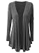 JayJay Women Open Front Casual Knit Long Sleeve Sweater Classic Cover Up Cardigan