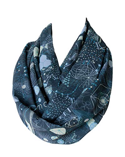 Etwoa Sacred Geometry Symbols Infinity Scarf Circle Loop Tube Scarf