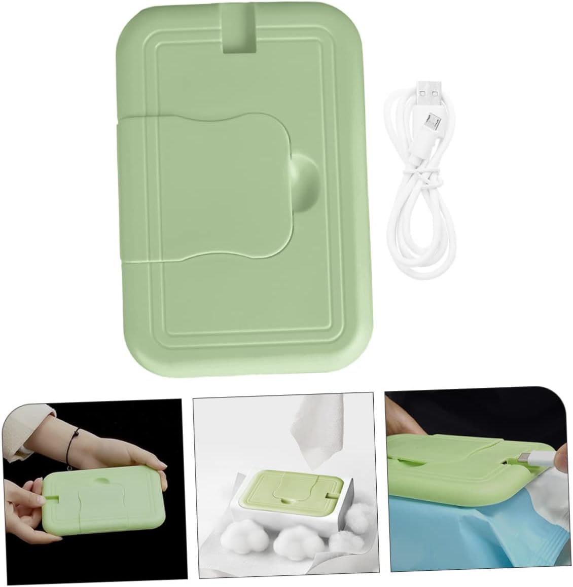 Portable Wipe Warmer Dispenser with Hour Constant Temperature Energy Saving Design for Indoor Use Keeps Wipes Moist and Soft for Soothing