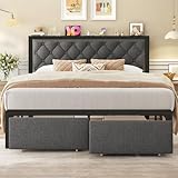 Fluest Queen Bed Frame with 2...