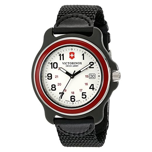Victorinox Men's 249085 Original XL Swiss Quartz Watch With Black Nylon Band