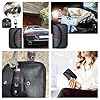 Siganorpy 2 Pack Different Faraday Pouch for Car Keys Signal Blocker Pouch, RFID Protection, Anti-Theft Keyless Entry, Remote Fob Bag, Anti-Hacking Case Blocker #2