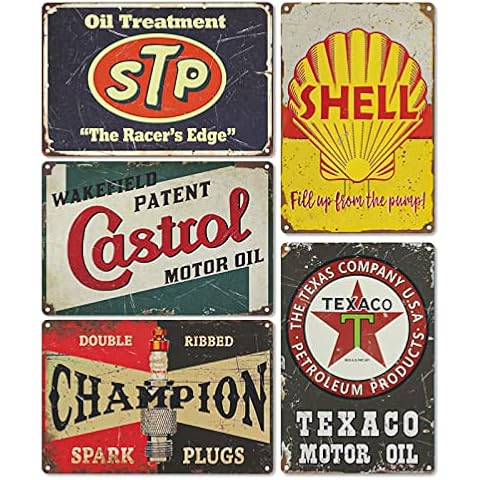 Vintage Garage Signs Room 5PCS Cover