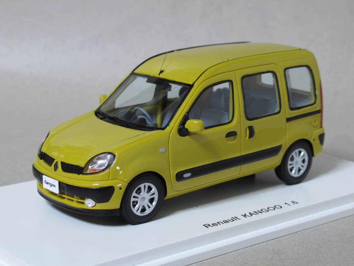 Amazon | 1/43 ルノー カングー 1.6 イエロー | ミニカー・ダイ
