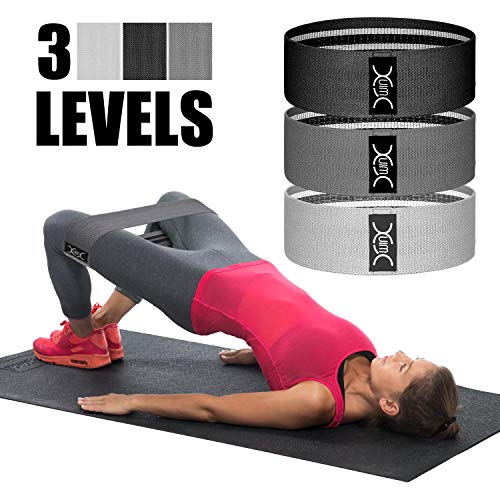 YXwin Exercise Resistance Bands Hip Booty Bands Stretch Workout Bands Cotton Resistance B