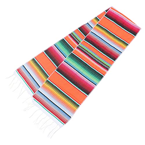 Déco de table chic avec le set de table mexicain orange en coton fin - 2