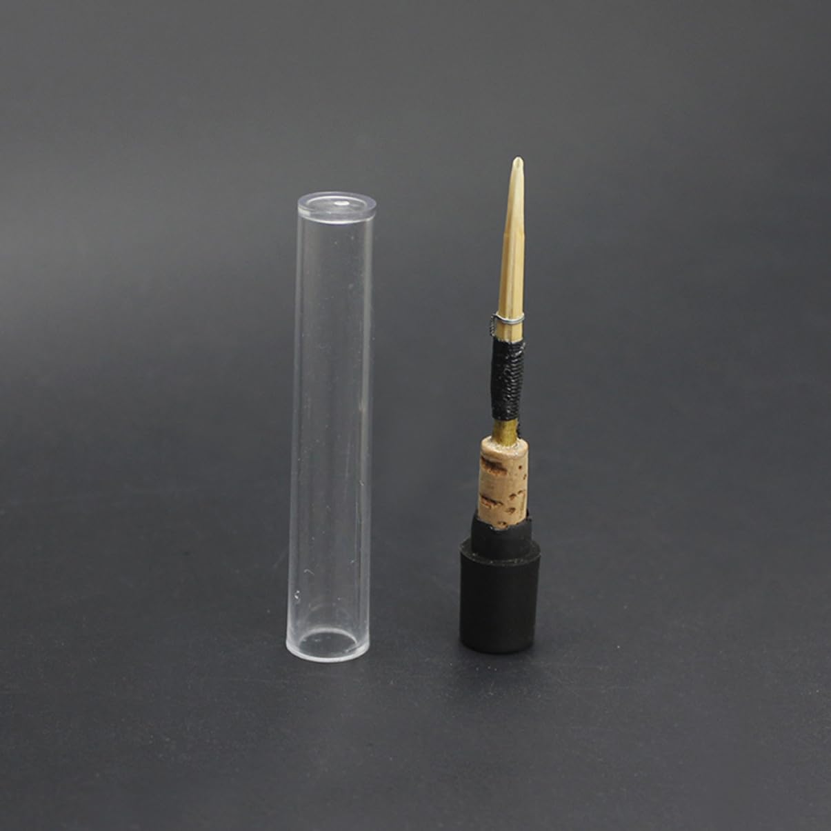 3 Cañas de Oboe de Caña Natural Negra para Principiantes, Repuestos de Accesorios para Instrumento de Viento, Compatibles Oboe, Ideales para Práctica y Actuaciones Musicales