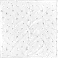 Vista 6 de Lush Decor Jungle Adventure - Tapete cuadrado para bebé con borde, 35 x 35 pulgadas, gris