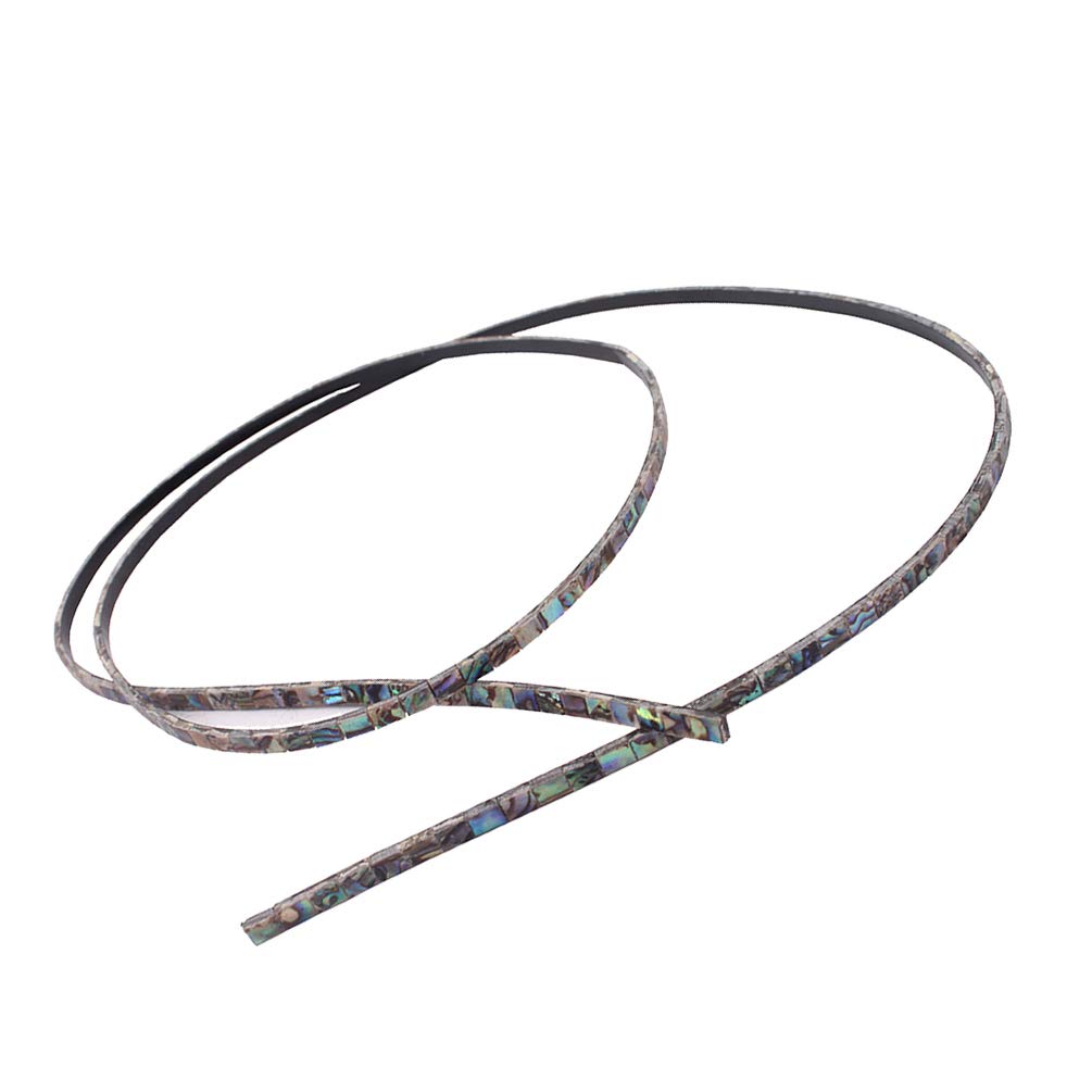 Milisten Gf105 Guitar Binding Strip 800mm Long Abalone Shell Purfling Trim for Ukulele Mandolin Repair
