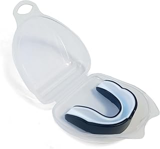 Kids Youth Mouth Guard Football Sports Braces Mouthguards for Mouthpiece Boys Mouth Guard with Portable Case Teeth for MMA Boxing Rugby Kickboxing Taekwondo Softball Lacrosse to Braces Black