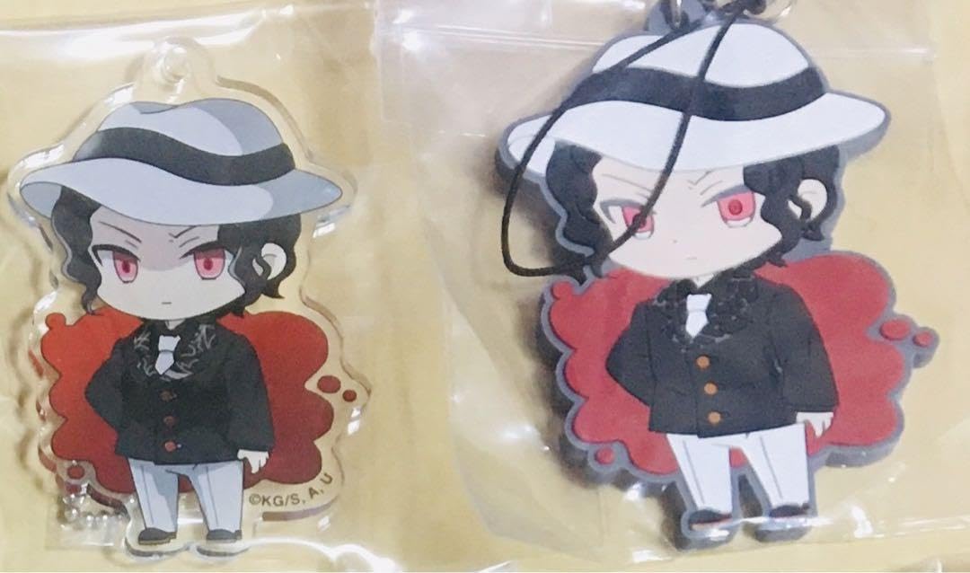 Amazon.co.jp: 鬼滅 鬼舞辻無惨 赤 ラバーストラップ アクリル