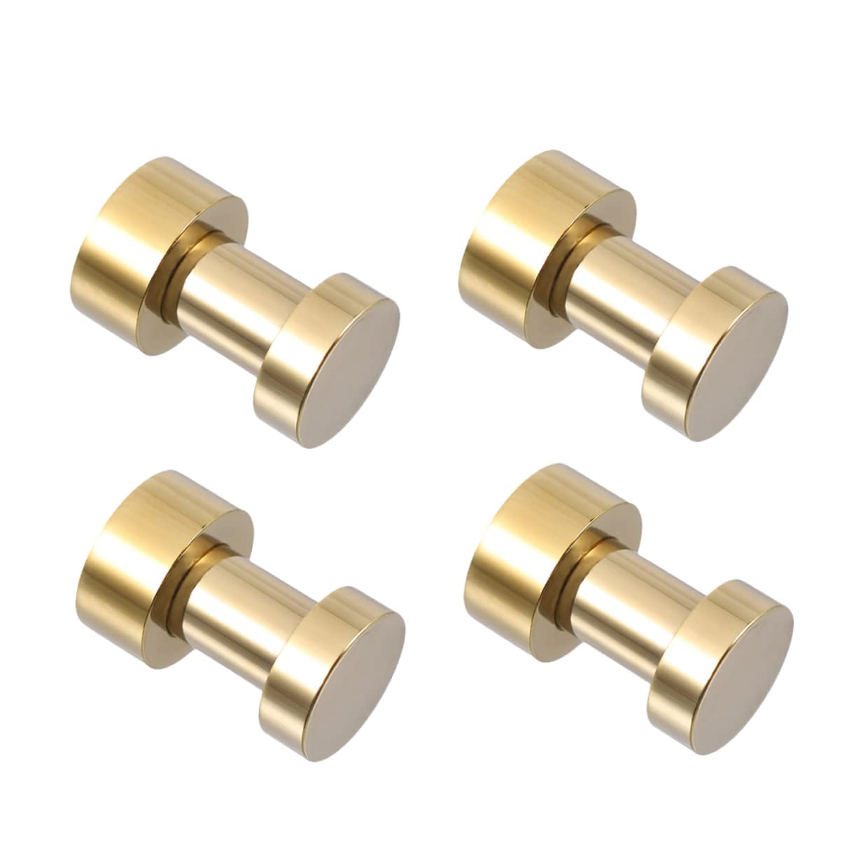 UKCOCO 4piezas Ganchos Metálicos Impermeables Para Baño Colgar Toallas Ganchos De Pared Tornillos Incluidos
