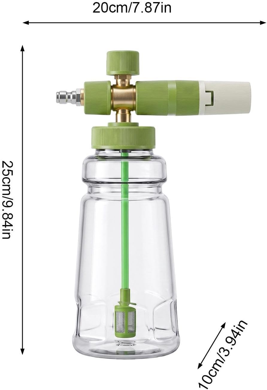 Foaming Sprayer 1L High-Pressure, Handheld, Adjustable Nozzle