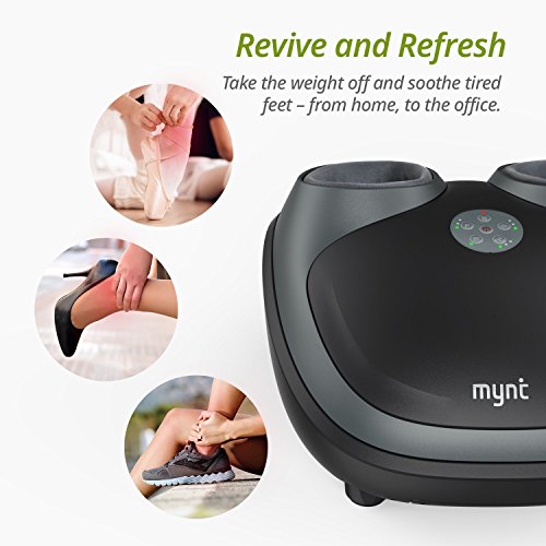 Foot Massager With Shiatsu Tapping Heat And Air Compression, Electric Foot Massage Machine For Plantar Fasciitis Pain Relief, Tired Feet, Promote Blood Circulation #TOP1