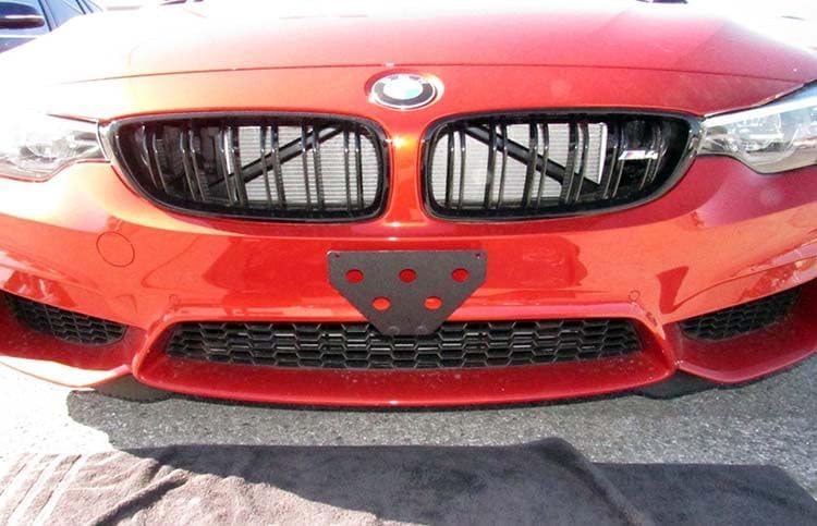 STO N SHO Front License Plate Bracket Compatible with 2019-2020 BMW M3/M4 (Upper Mount) (SNS214a)
