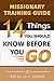 Missionary Training Guide: 14 Things You Should Know Before You Go!