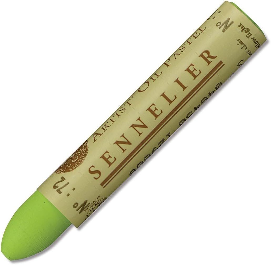 SENNELIER Oil French Pastel for Professional Artists, Green Yellow Light 072