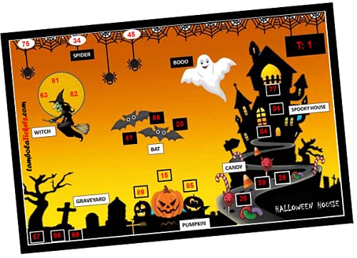See full amazon price history chart for Halloween Theme Bingo Housie tambola Tickets (Printed on Hard Sheet, Big Size Tickets, 16 Cards) Halloween Theme Bingo Housie tambola Tickets (Printed on Hard Sheet, Big Size Tickets, 16 Cards) (B099RY17CF) Amazon Price History, Amazon Price Tracker
