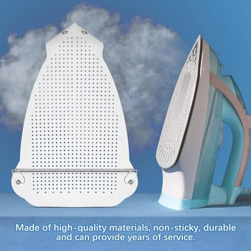Image of DOMICA Steam Iron Teflon Shoe Cover,Plate Protector Cover Ironing Accessories for Cloth Safe Slip Quick Install Cover Most Standard Size Iron Cover