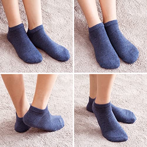 Image of MAGIARTE Womens Cotton Ankle Socks Low Cut Athletic Casual Mutil Color No Show Running Socks for Women