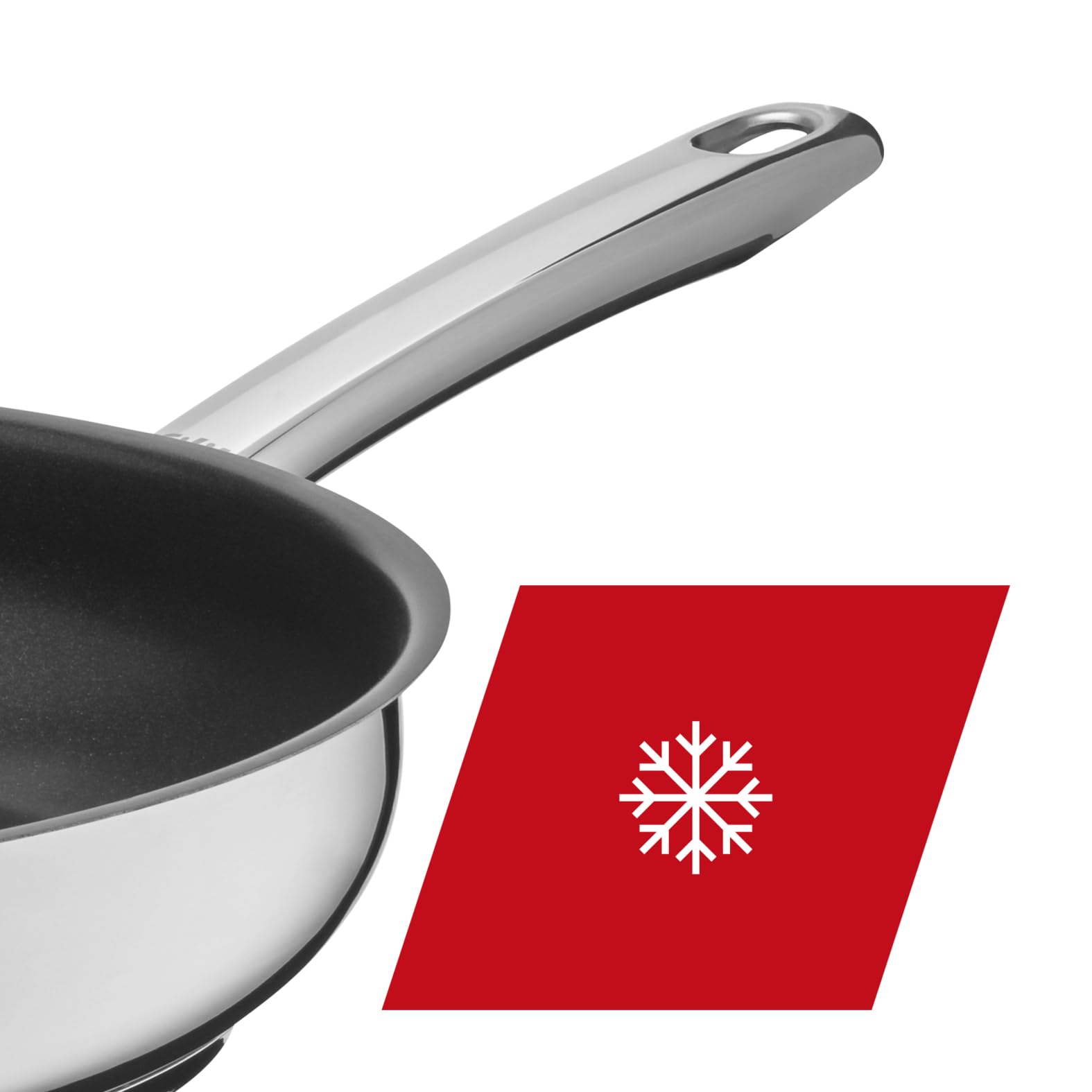 Silit Talis Pfannenset 3-teilig, mit Pfannenwender, Bratpfanne 24, 20 cm, Pfanne Induktion, Edelstahl beschichtet, backofenfest