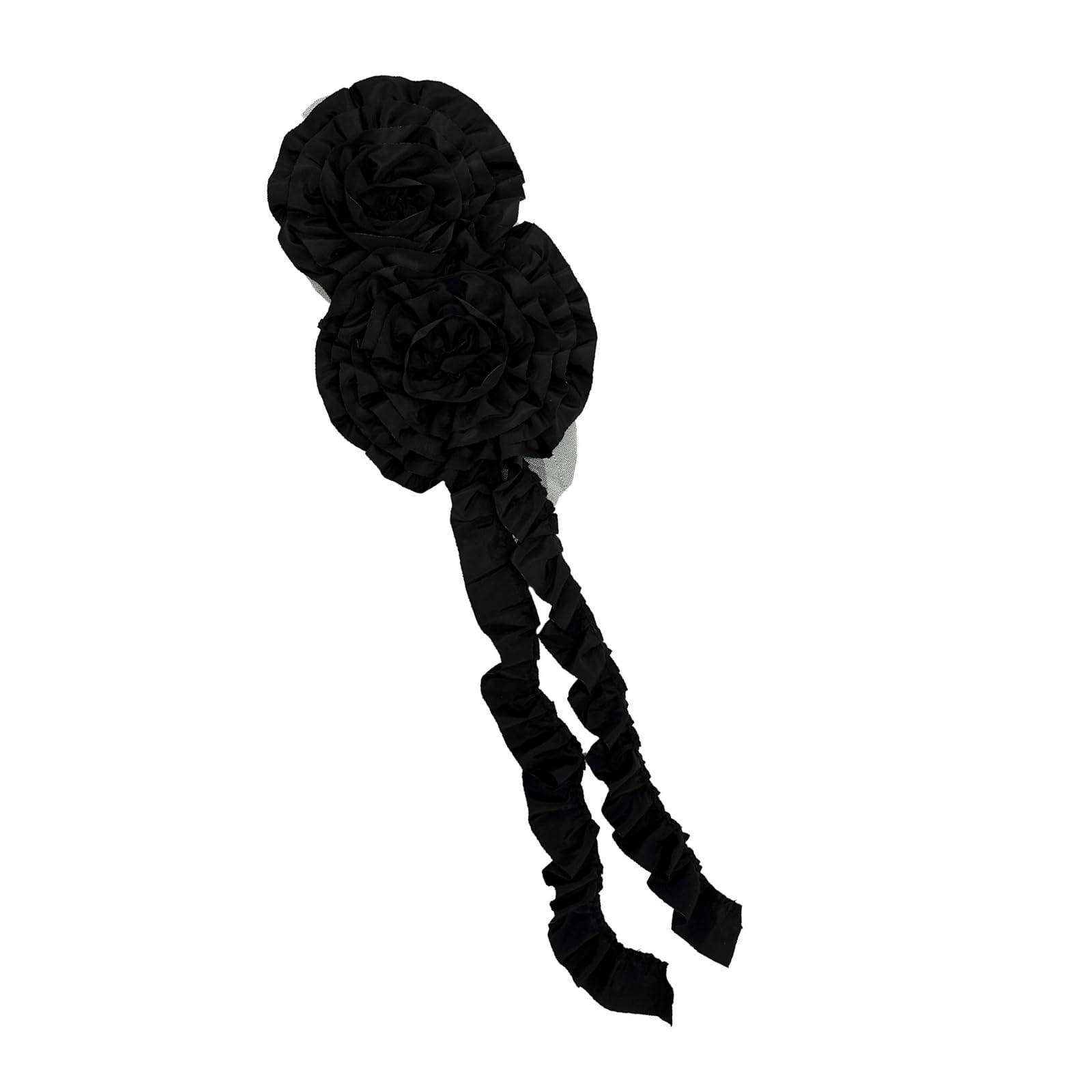 Tsophreniq Dress Applique Ruffled Trim Applique Sewing on Fabric Patches for Evening Gown Wedding Dress Tailoring Lace Embellishment
