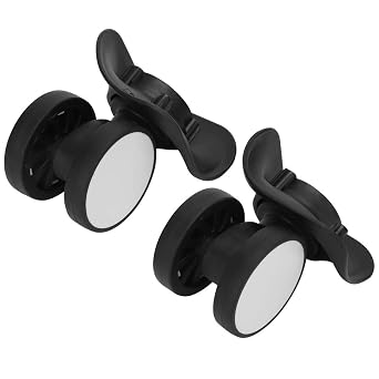 RiToEasysports 1 Pair Universal Luggage Suitcase Wheels Replacement for Suitcase Accessory