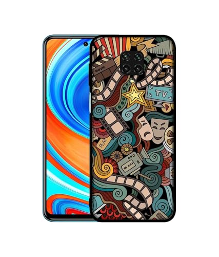 Image of Movies Design Premium 2D Printed Metal Back Case Cover for Mi Redmi Note 9 Pro /Note 9 Pro Max /Poco M2 Pro