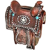 Westernreiter und Cowboys Spardose Sparbüchse Sattel Westernsattel Reiten Pferd Cowboy