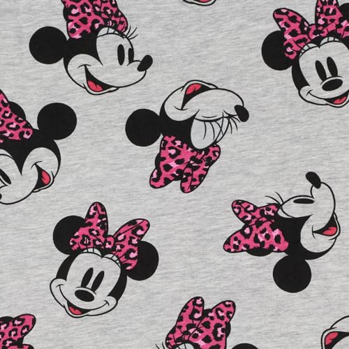 Disney Girls' Minnie Mouse Leopard Bow Allover Design Tie-Front Kids T-Shirt2